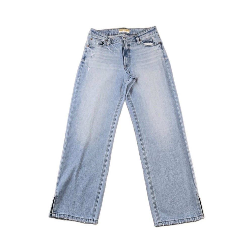 Maurices Goldie Blues Women's Legacy Straight Denim Jeans Side Slits 30" X 29"